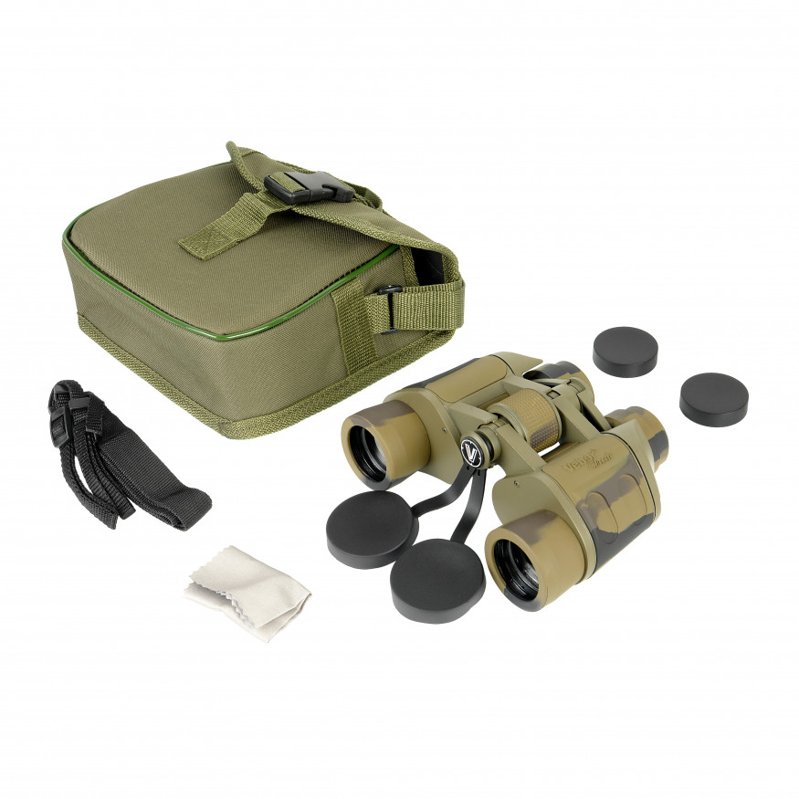 Бинокль Veber Classic БПШЦ 7x35 VRWA широкоугольный, камуфлированный