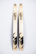 Лыжи Охотник, полнокамусные, дерево, длина 180, ширина 15 см