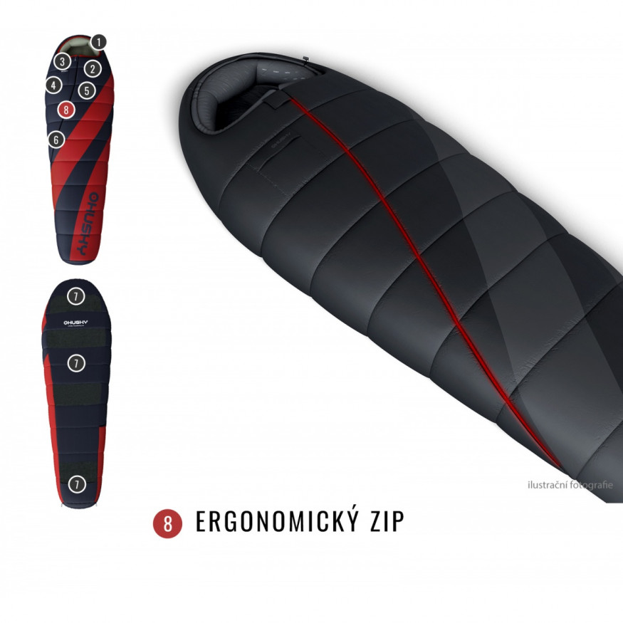 Спальный мешок EMOTION -22С, 210х85, правый