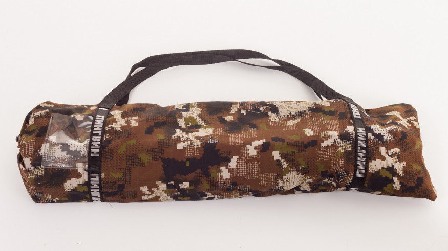 Раскладушка туристическая в чехле Пингвин, 1850х650х400 мм, труба алюминиевая 25х25 мм