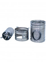 Турбопечка щепочница Век d 108 мм титан