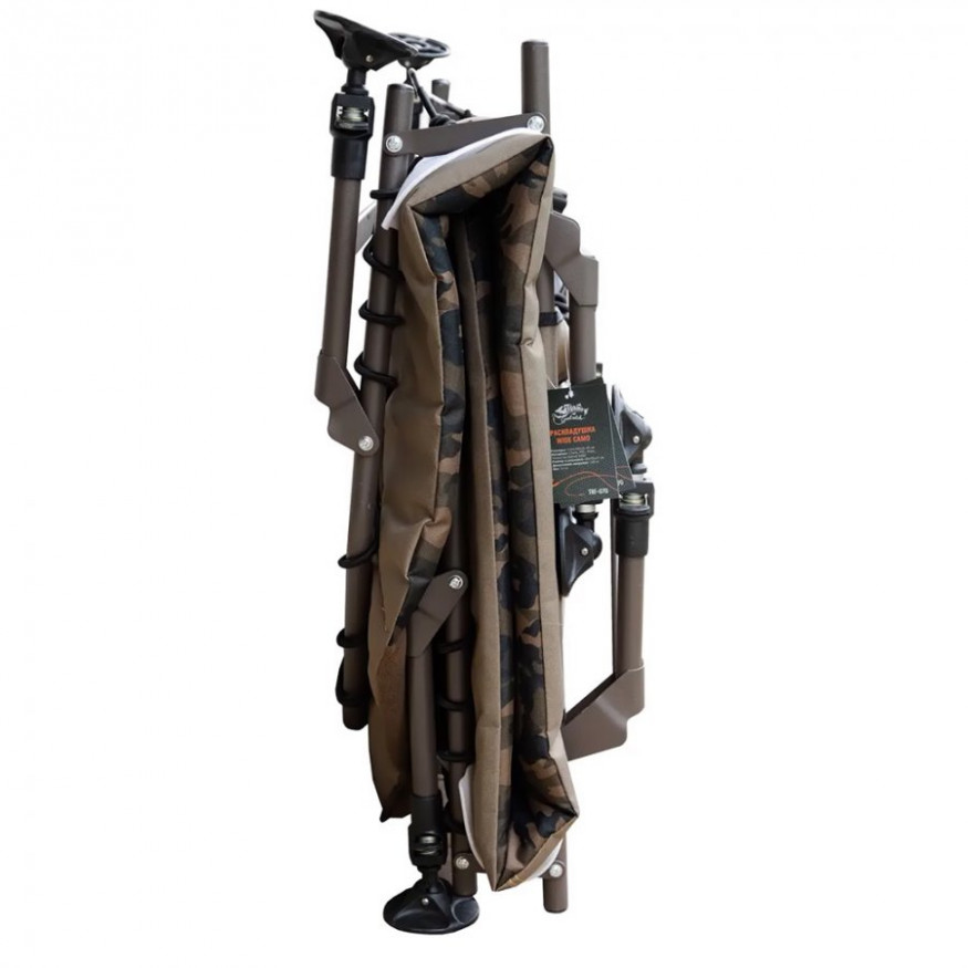 Раскладушка Wide Camo стальная