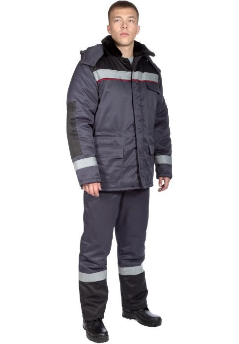 Куртка утепленная Графит