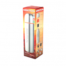 Термос Биосталь-СПОРТ с узкой горловиной, 1,2 л