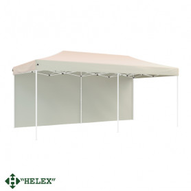 Тент-шатер Helex 24362 (раскладывается гармошкой), 6х3x3м полиэстер, бежевый